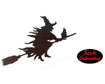 Witch Embroidery Design, Witch Embroidery Designs, Wicked Witch Shape, Halloween Design, xxx, jef, pes, hus, vip, sew, exp -INSTANT DOWNLOAD