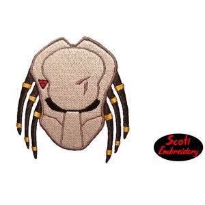 Alien Face Machine Embroidery Design, pes, dst, jef, sew, xxx, hus -INSTANT DOWNLOAD
