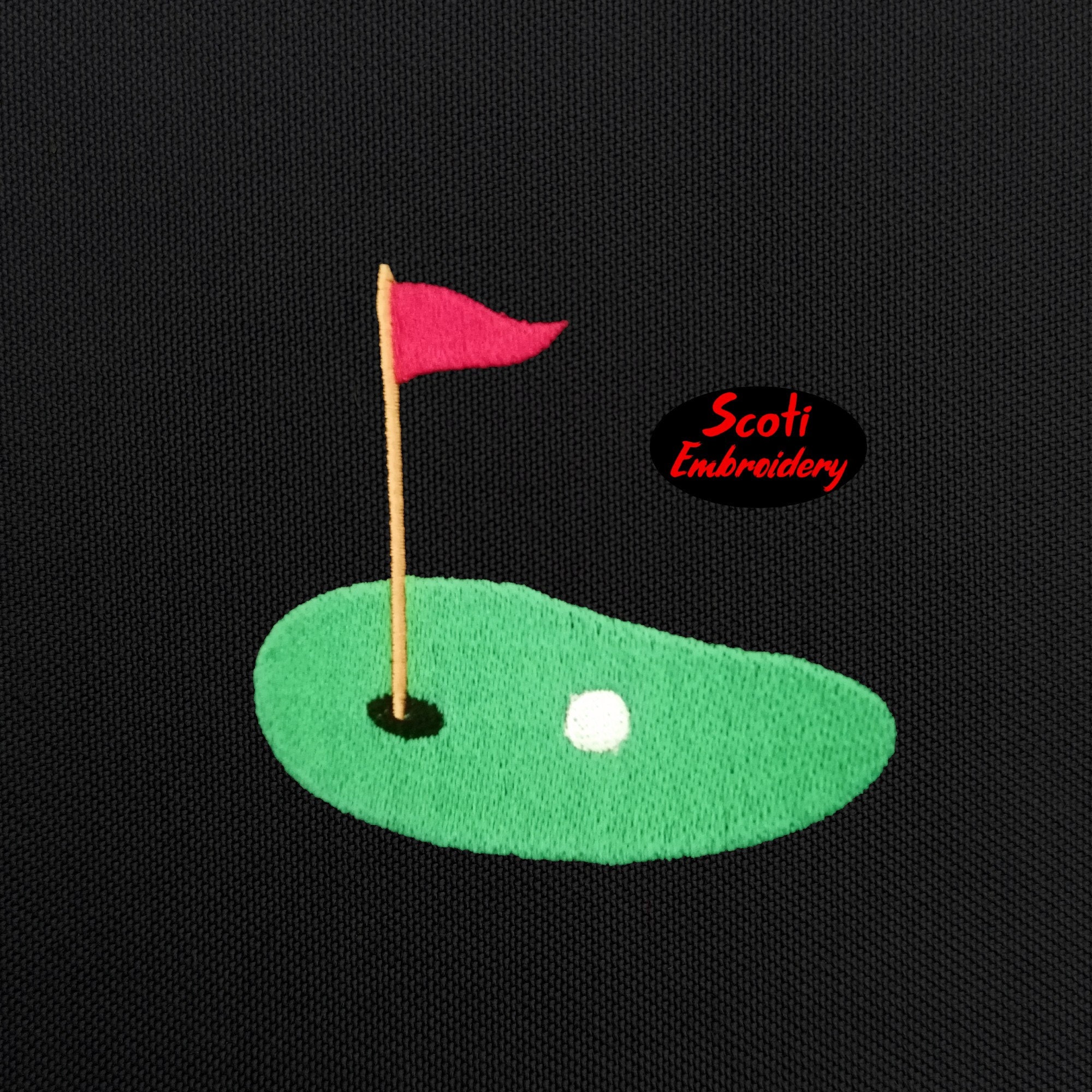 Golf machine embroidery design embroidered golf green  etsy Golf machine embroidery design embroidered golf green  etsy