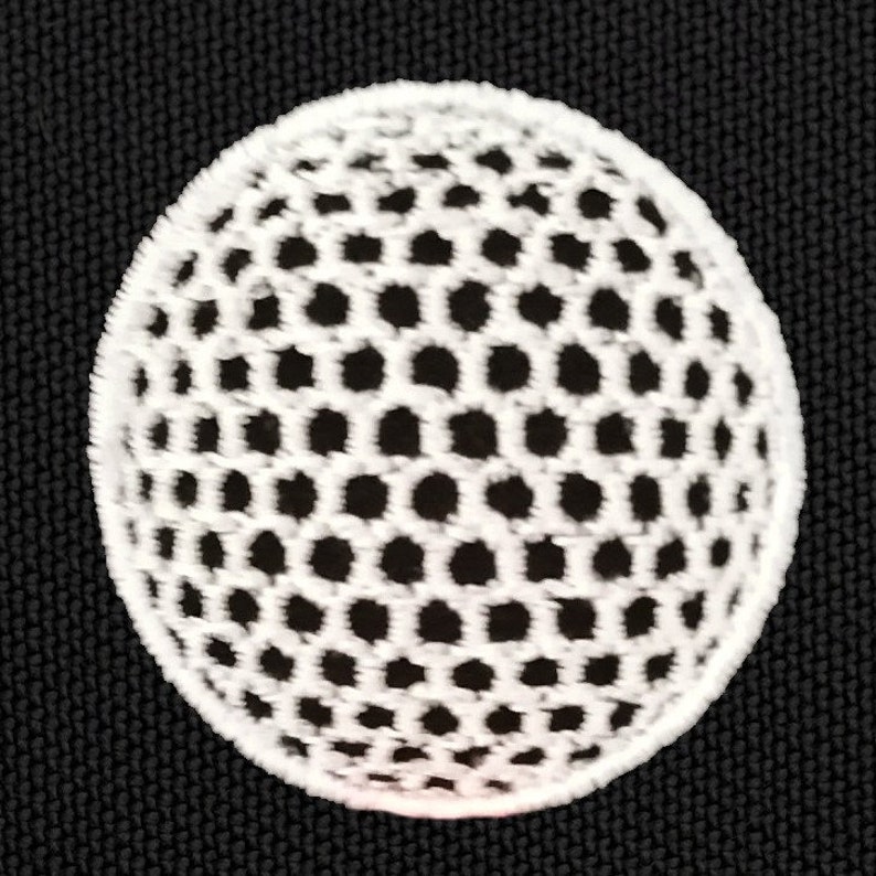 Golf Ball Embroidery Design Embroidered Golf Ball Designs Etsy