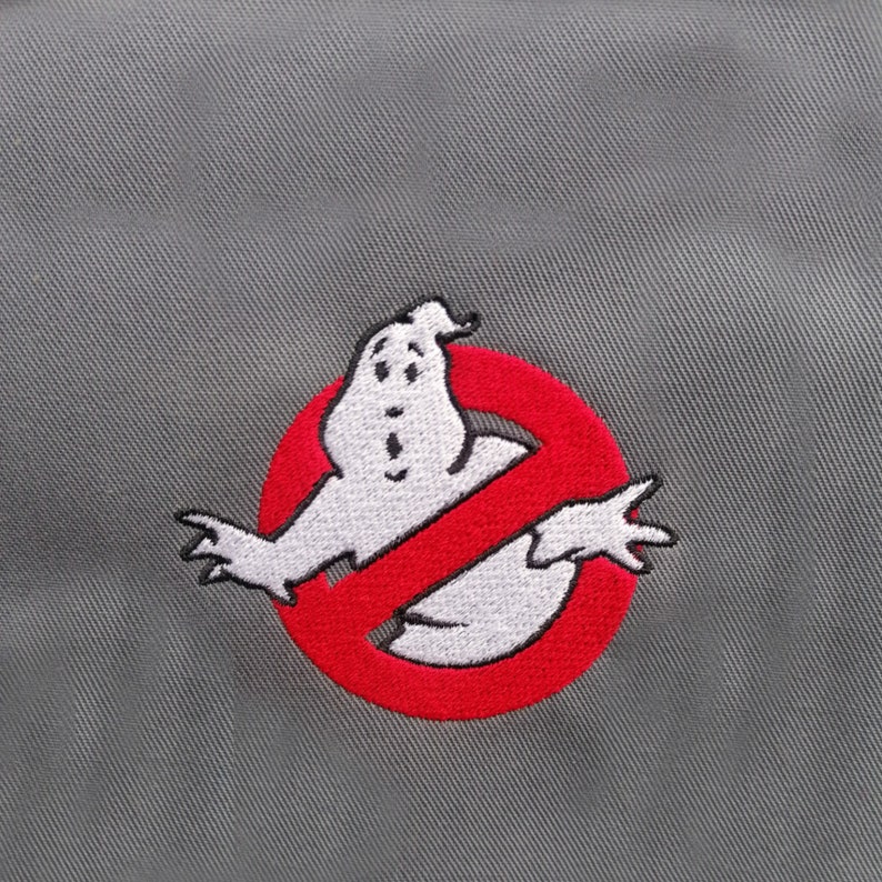 Ghostbusters Machine Embroidery Design Embroidered Etsy