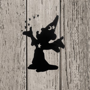 Wizard Mickey Vinyl Decal |  Magic Band Decal | Wizard Mickey Car Decal | Wizard Mickey Laptop Decal | Wizard Mickey Phone Decal