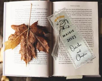 Personalized Graduation Bookmark: Aluminum Keepsake Gift