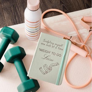 Personalized Weight Loss Journal: Engraved Slimming Notebook