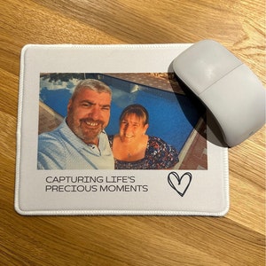 Photo Mousepad/Mouse mat - Photograph, Mouse Mat, Computer Accessory, Birthday Gift, Father&#39;s Day, Mother&#39;s Day, Photo Gift, Photo Gift