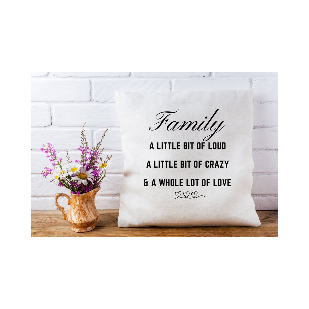 Family Cushion Family Themed Cushion Family Time Home Etsy.de