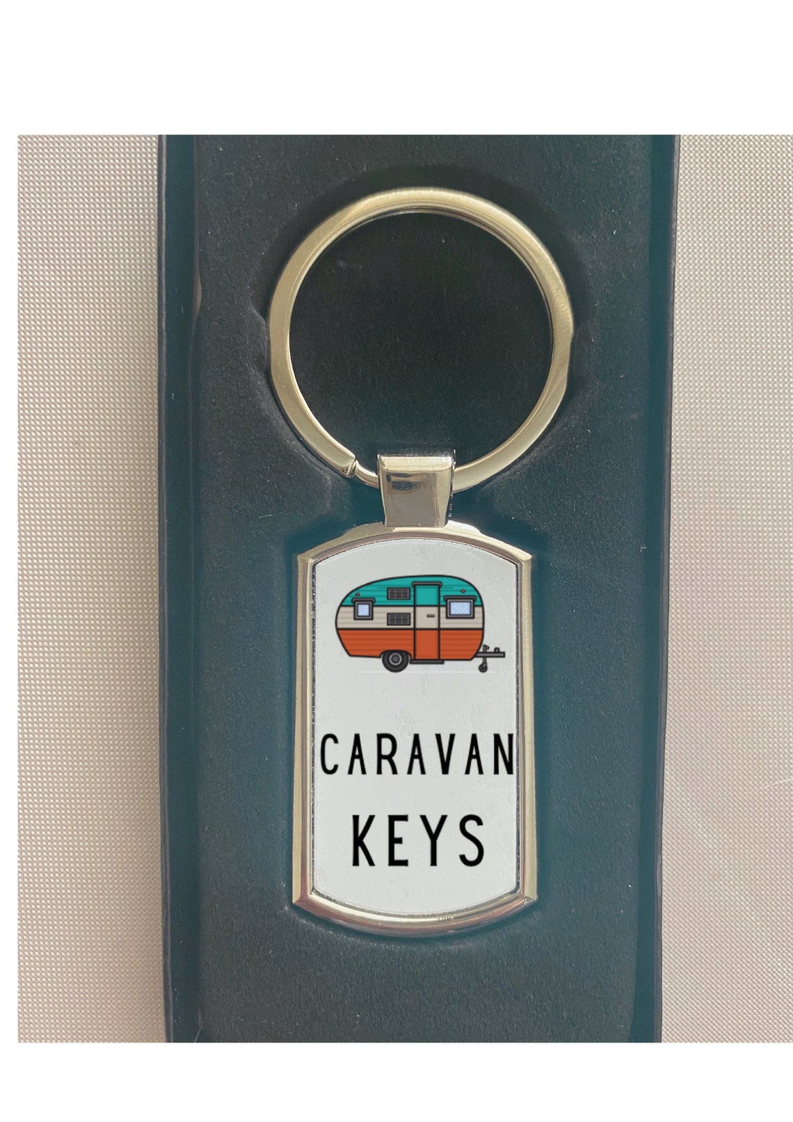 Caravan Keys Metal Keyring Caravan Keyring Metal Keyring Etsy