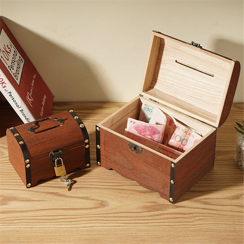 Money Box Children and Adults Put Money Box Only in and Out Etsy