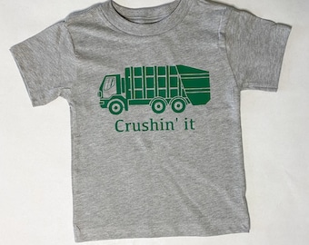 Boys Trash Truck Shirt | Birthday Trash Truck shirt | Garbage Truck Shirt |Toddler Girls / Boys Garbage T-shirt