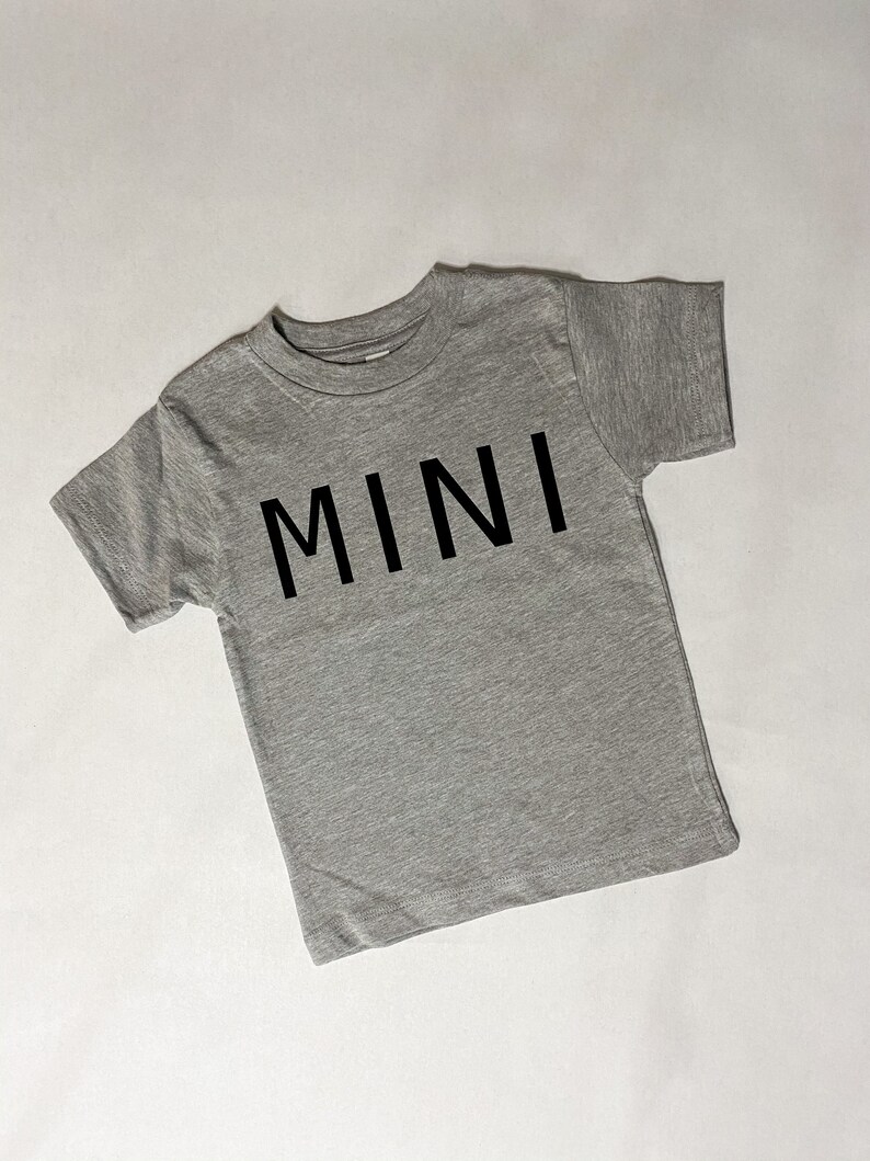 MINI T-Shirts Mini shirts Mini T-Shirts Mama and mini matching Mini tee Mama twinning image 1