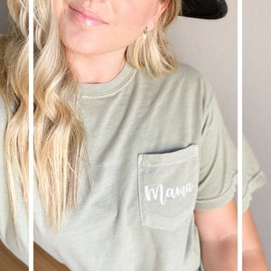 Mama Pocket Tee, Mama pocket shirt, Mama Shirt, Pocket T-Shirt, Mama Shirt, Mother&#39;s Day gift