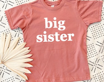 Big Sister T-Shirt | big sister announcement | big sis | sister t-shirt | baby announcement | Big Sister Tee