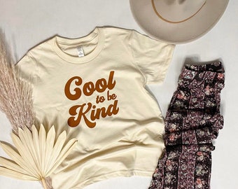 Retro Unisex Cool to be Kind Kids Shirt | Kind Shirt | Kindness shirt | retro Kind Shirt