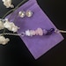 Anti-Anxiety: Crystal Healing Horizontal Bar Necklace, Bracelet, or Anklet with Moonstone, Rose Quartz, Amethyst 