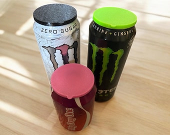 3D Printed Reusable Can Covers: Colorful Soda Can Lids