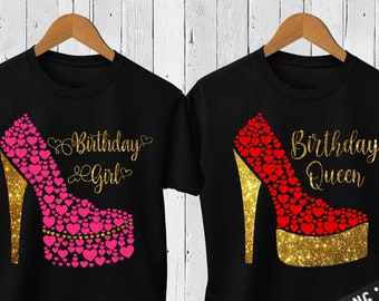 Download Birthday Queen Svg High Heel Etsy