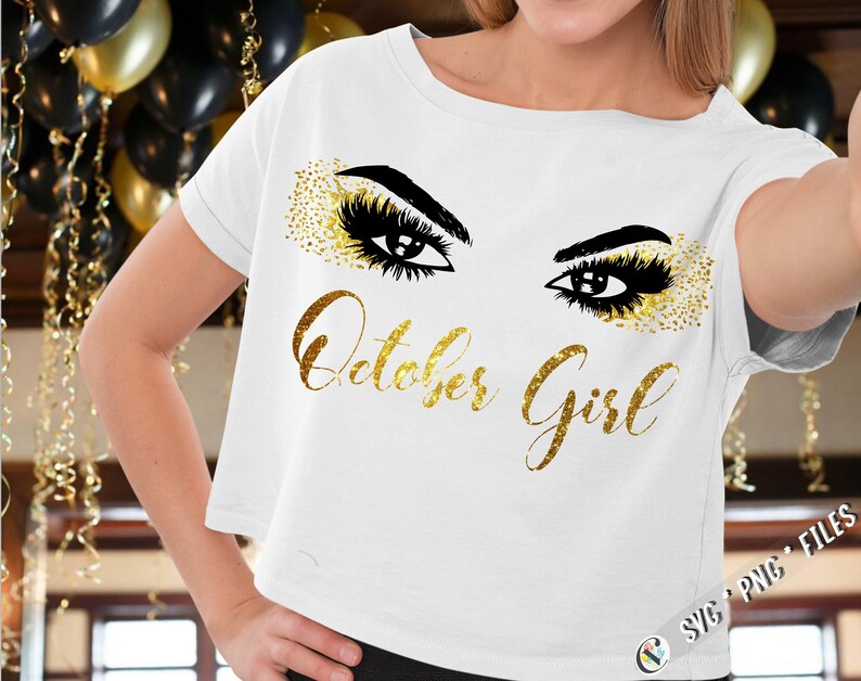 Download October girl svg October birthday svg libra girl svg | Etsy