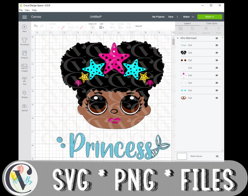 Free Free 299 Afro Mermaid Svg SVG PNG EPS DXF File