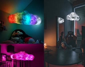 Cloud Light | LED Lighting | Nursery Room Decor | Cloud Pendant Light | Color Changing Light | Hanging Cloud Light | Cloud Night Light