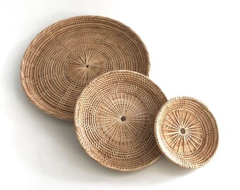 Rattan Plate Etsy