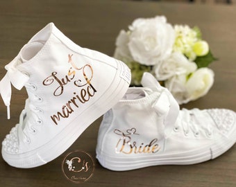 converse wedding trainers