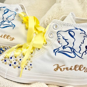 Sweet 16th Bling Sneakers Shoes, Bride Bling Shoes, Quinceañera Bling  Shoes, Adult Customized Converse Shoes, Adult Bling Shoes, Birthday 