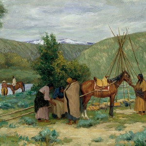 Native Americans Vintage Print - Heritage Collection