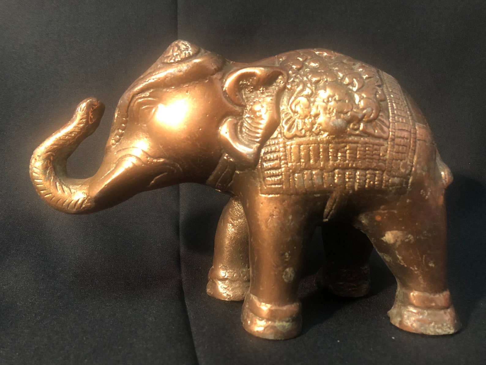Elephant Statue With Basreliefs for Home Decoration Etsy Denmark