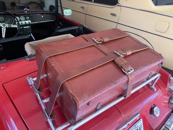 Leather Luggage Rack Straps for Classic 