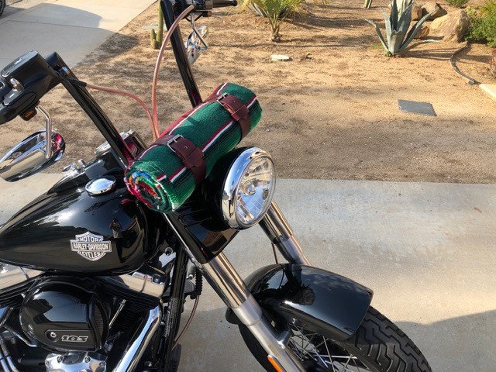 Motorcycle Leather Belt Blanket Holder/ Roll/ Straps Biker Etsy