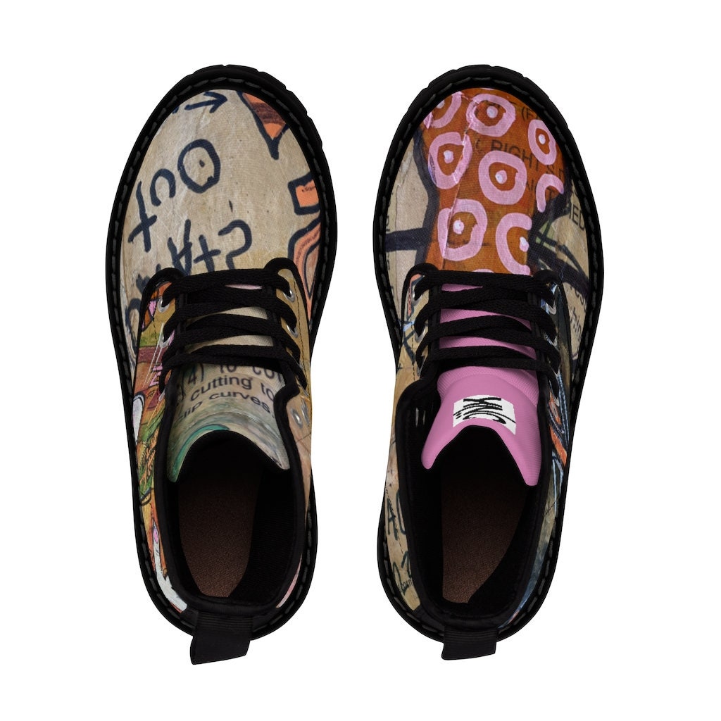 Women's Canvas Boots / Best Dressed Etsy