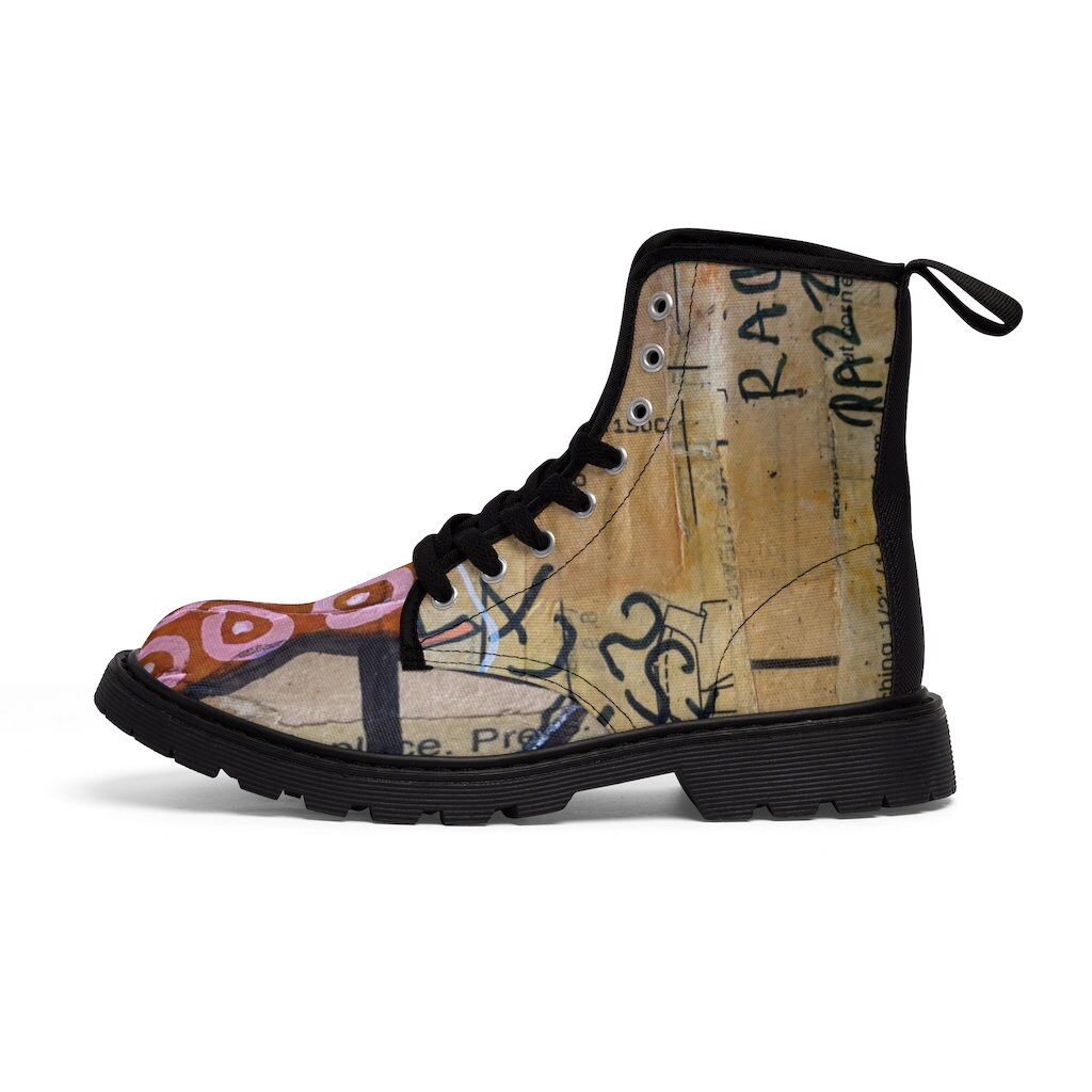 h&m canvas boots