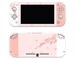 Cherry Blossom on Pastel Solid Color 3M Premium Wrapping Vinyl Full Wrap For Nintendo Switch Lite 