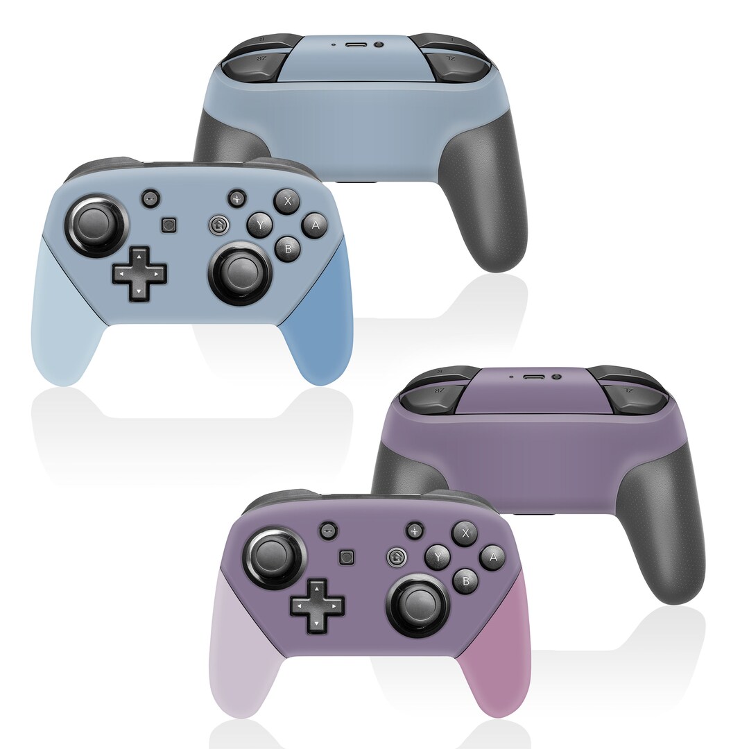 Soothing Lilac Blue Wrapping Skin for Nintendo Pro Controller Made With ...