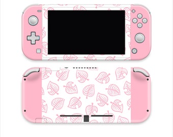 Cute Pattern Green Leaves(V2) 3M Premium Wrapping Vinyl Full Wrap For Nintendo Switch Lite