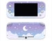 Starry Lunar Sky Purple Blue Ombre 3M Premium Wrapping Vinyl Full Wrap For Nintendo Switch Lite 