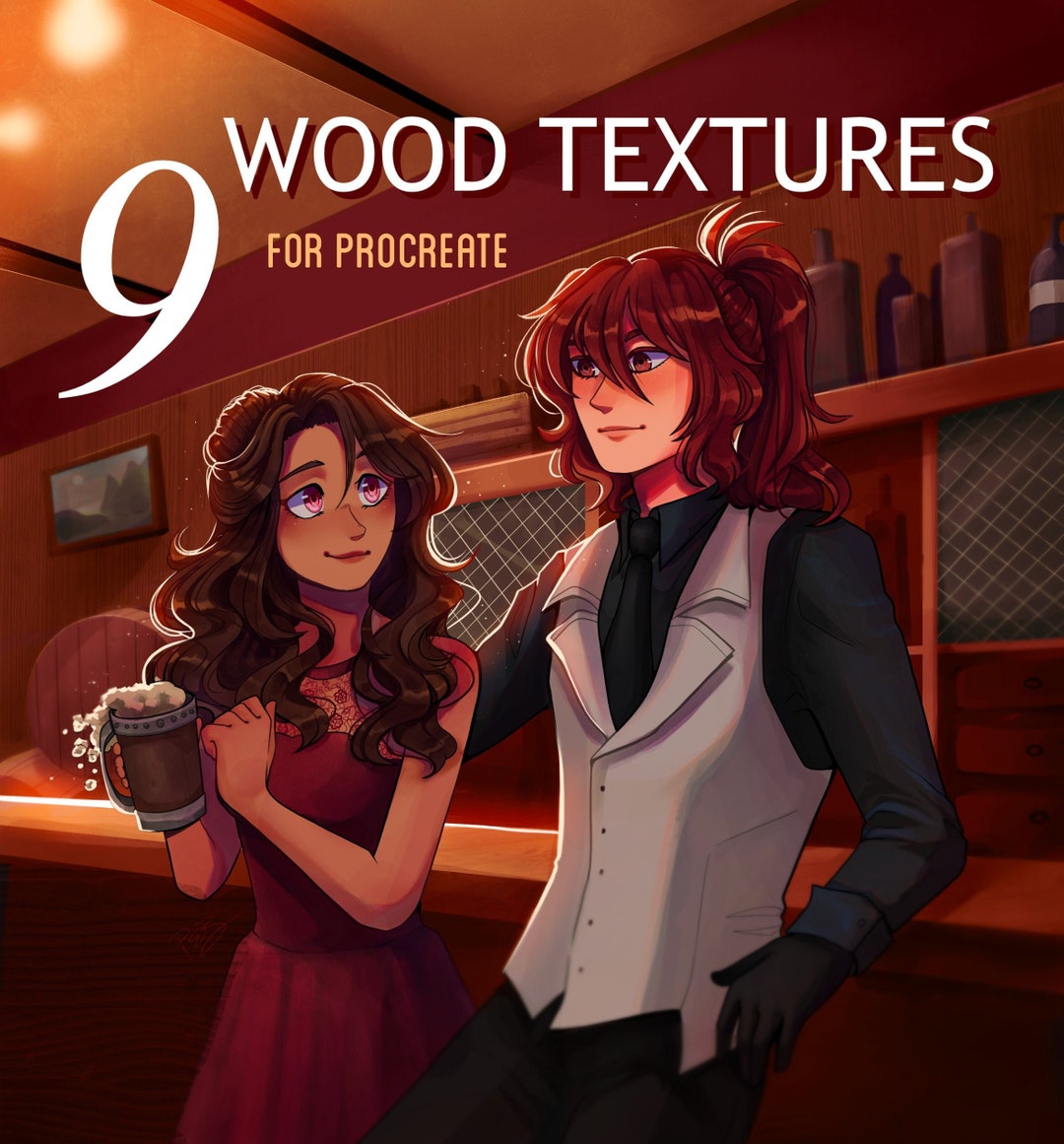 9 PROCREATE BRUSHES Wood Textures Anime Brushes Procreate Etsy Canada