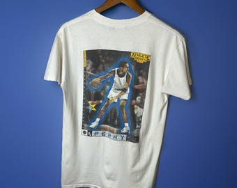 Vintage 90s Penny Hardaway Nike Gray Tag T-Shirt Single Stitch Sz M
