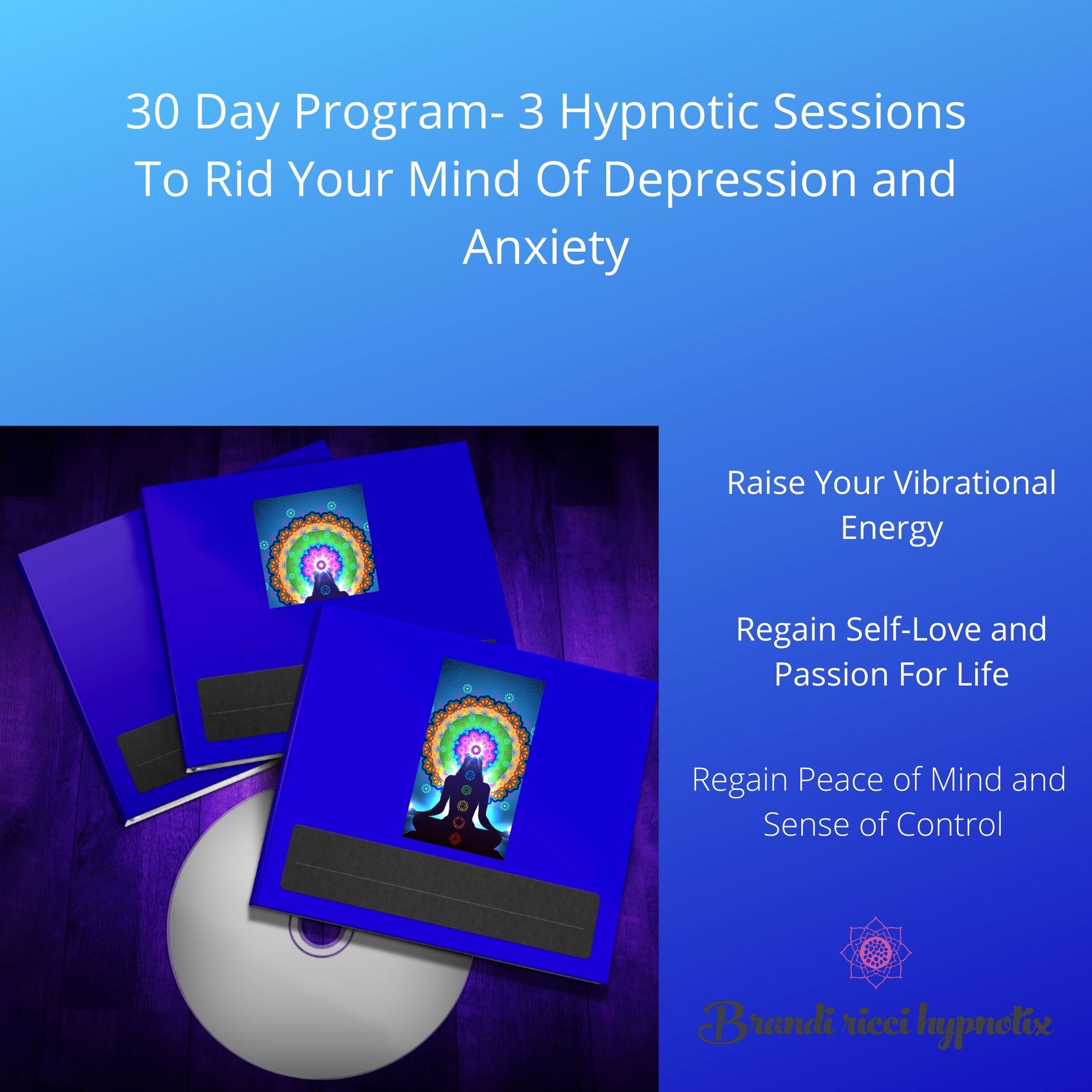 Hypnosis Program For Depression and Anxiety 30 Days to Raise Etsy