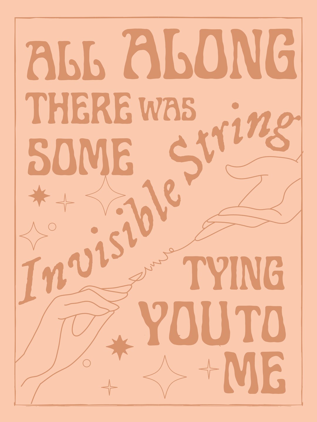 Taylor Swift Invisible String Digital Poster Etsy