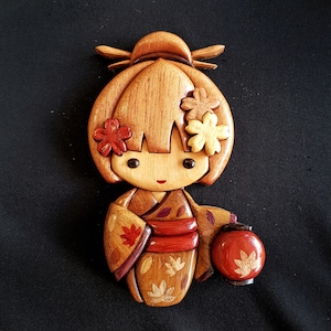 Yosheki Intarsia Scroll Saw Pattern Wood Intarsia Pdf Pattern Digital Pattern