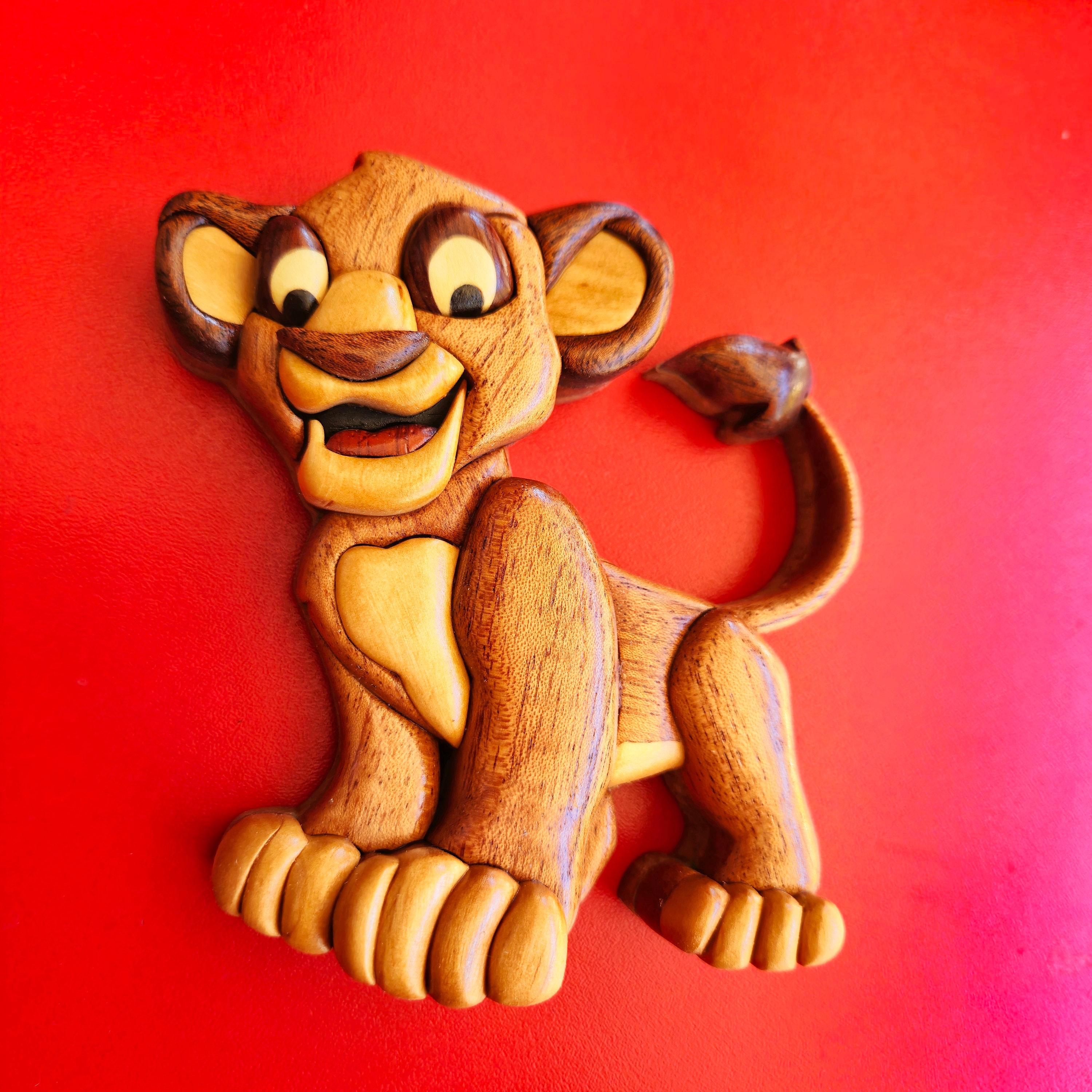 Lion King Intarsia Wood Pattern: Simba Majesty Design (digital Pattern ...