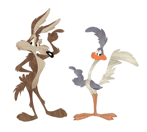 Coyote and Road Runner Intarsia Pattern PDF, Digital Download
