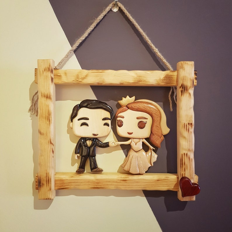 Celebrate love with this custom wooden wedding couple wall decor, handcrafted from your real photo. Perfect as a personalized bridal shower gift, newlywed keepsake, or anniversary wall art. A heartfelt touch for couples and wedding decorations.