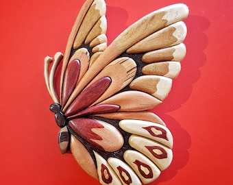 Butterfly Pattern, King Butterfly, Butterfly Scroll Saw Art, Wood Intarsia Pattern, Scroll Saw Pattern, Pattern Only download Pdf