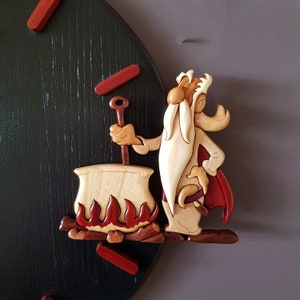 Padrão de Intarsia Getafix Padrão de Serra de vaivém Somente download de padrão PDF Padrão de Intarsia de Madeira em PDF Padrão Digital