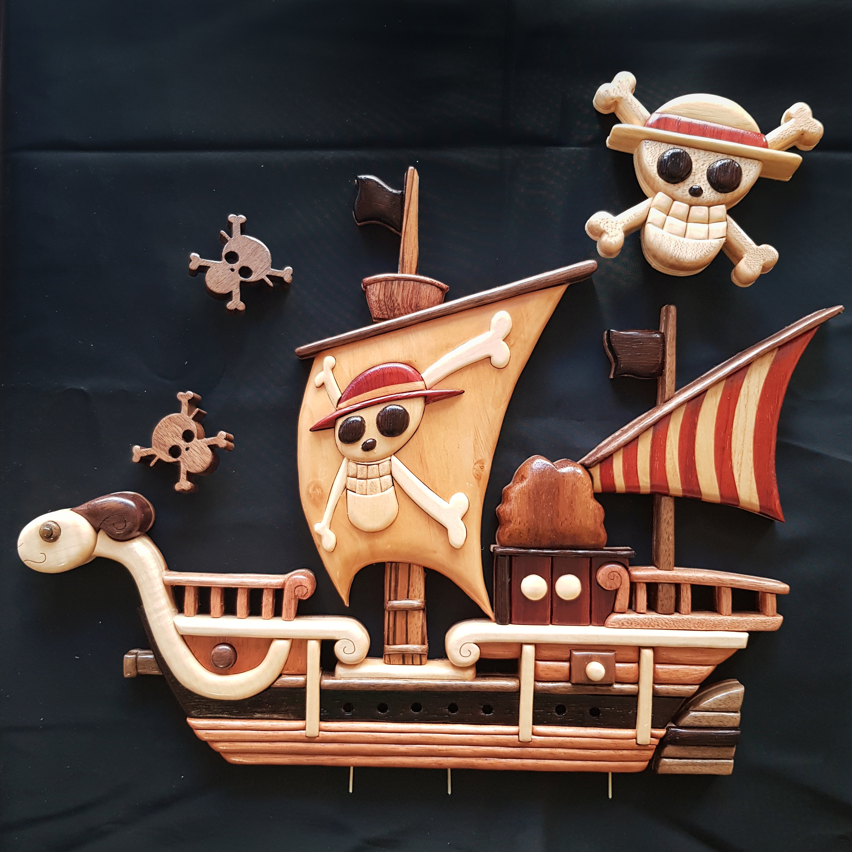 Barco Pirata, One Piece, Piratas Patrón de intarsia de madera Patrón de  sierra de calar Patrón Sólo descargar Pdf Patrón de intarsia de madera  Patrón digital -  México