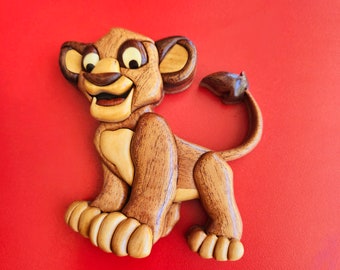 Lion King Intarsia Wood Pattern: Simba Majesty Design (Digital Pattern)