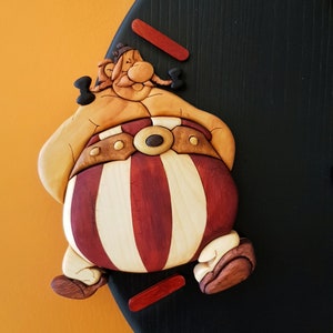 Asterix Fan Intarsia Pattern: Scroll Saw PDF (Digital Download)