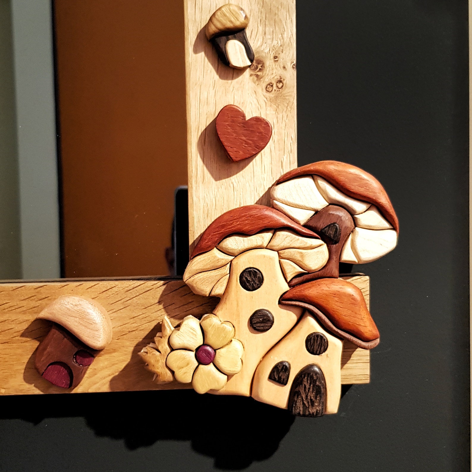 Espejo Montessori De Madera Con Barra Pikler | Cristal Irrompible Y Autonomía Para Bebés (74x50.5 Cm)